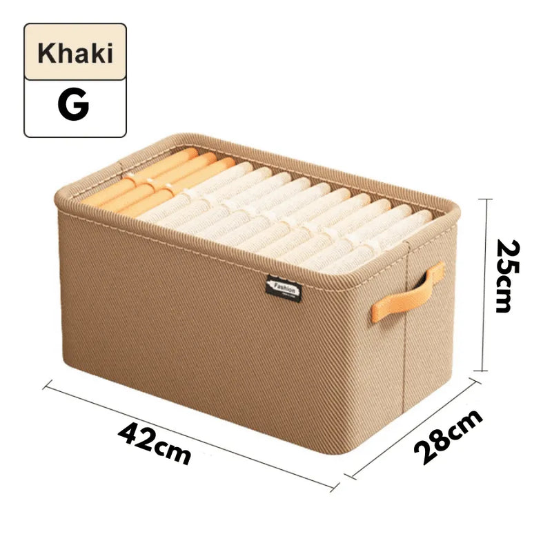 Kit com até 8 Caixas Organizadoras Dobráveis para Roupas Modern Luxo