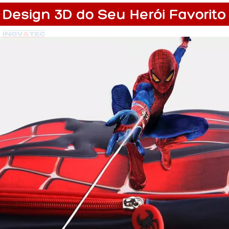 Mochila Infantil Homem-Aranha - De Volta às Aulas
