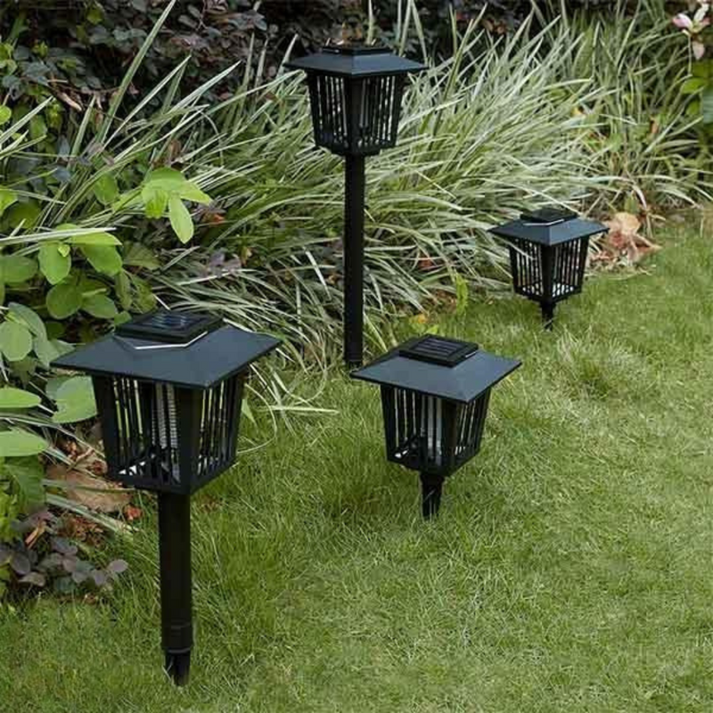 Lâmpada Mata Mosquito LED de Energia Solar