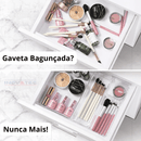 Kit Organizadores Em Acrílico Premium - Organize Suas Gavetas, Maquiagem e Muito Mais Com Estilo e Praticidade