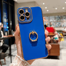 Capinha Iphone Love Heart Com Anel De Apoio Cravejado - Case Luxuosa de Proteção 360º