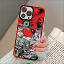 Capinha de Celular para Iphone Homem Aranha Quadrinhos Marvel