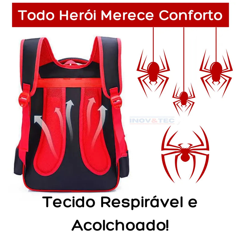 Mochila Infantil Homem-Aranha - De Volta às Aulas