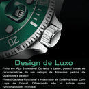 Relógio Masculino LIGE "Quartz Date" - Aço Inoxidável, Movimento de Quartzo, Data, Catraca Funcional, Vidro de Cristal e À Prova D'água 30 Metros