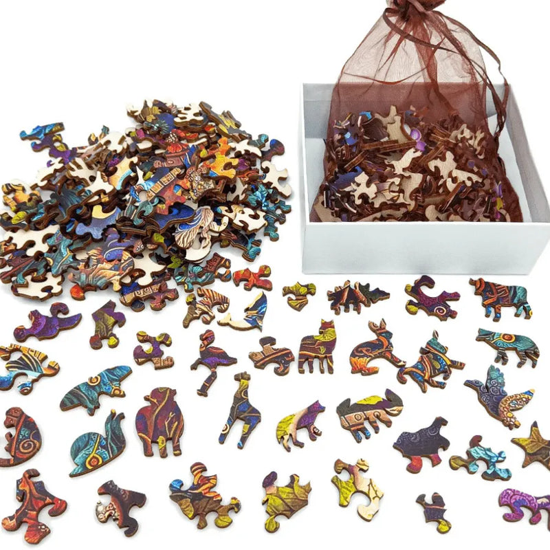 Quebra-Cabeça De Madeira Inova WOOD PUZZLE - Filtro Dos Sonhos | Diversão Com Diversos Benefícios