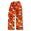 Calça de Pijama Peluciada Pijama Feminino Hello Kitty