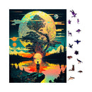 Quebra-Cabeça de Madeira Inova WOOD PUZZLE - Variedade Encantada | Diversão com Diversos Benefícios