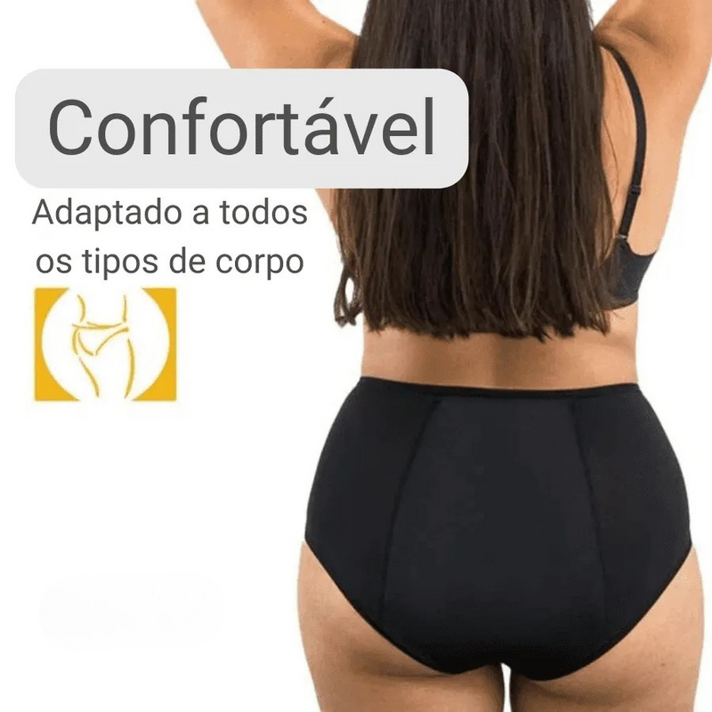 Calcinha Absorvente Protetora para Incontinência ConfortProtect [Leve 5 Pague 4 + Frete Grátis]