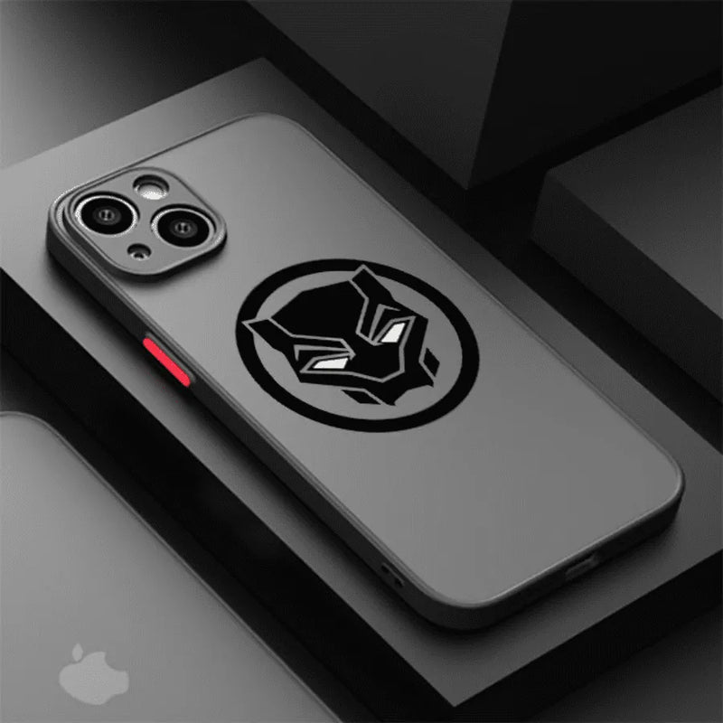 Capinha de Celular para Iphone Translúcida Marvel The Vingadores