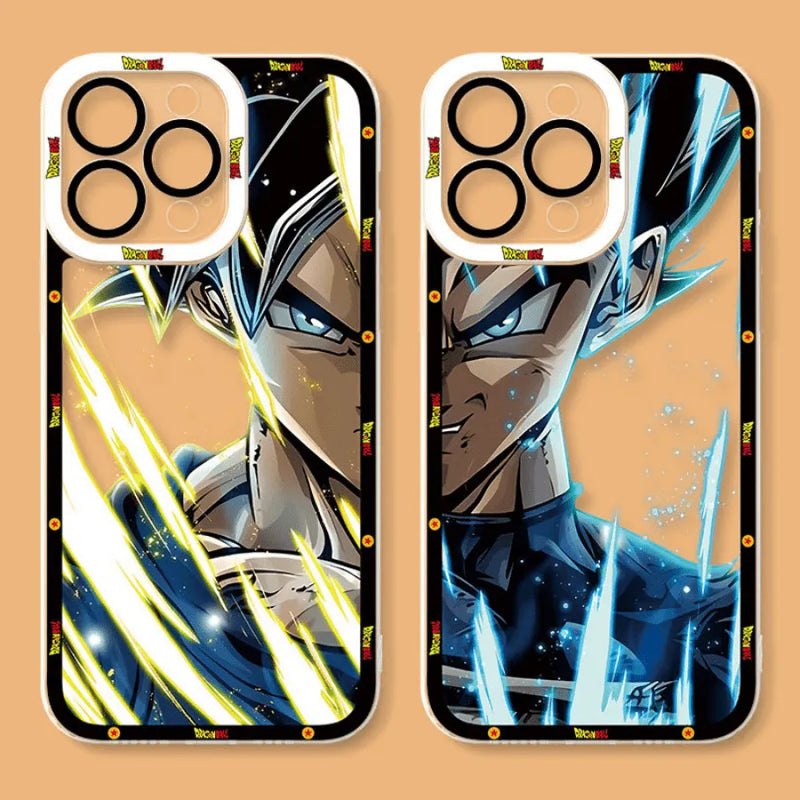 Capinha de Celular para Iphone Dragon Ball Z Modo Sayajin