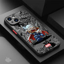Capinha de Celular para Iphone Marvel Superheroes Cartoon Style
