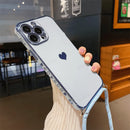 Capinha de Celular para Iphone com Cordão Love Necklace