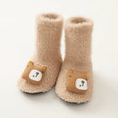 Sapatinho Meia De Inverno "Pezinho  Pelúcia"- Super Confortável, Quentinho e Antiderrapante