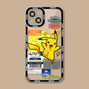 Capinha Iphone Pokemon Gergar e Pikachu - Case De Alta Proteção e Resistência Para Um Treinador Pokemon