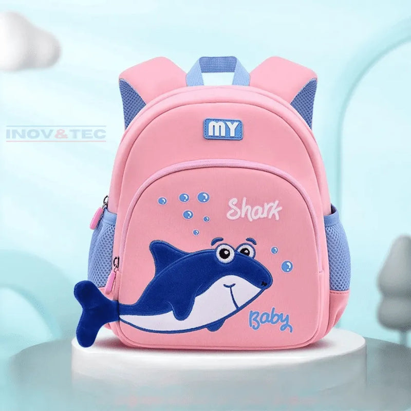 Mochila Infantil Bebê Tubarão - Mergulhe Nos Estudos