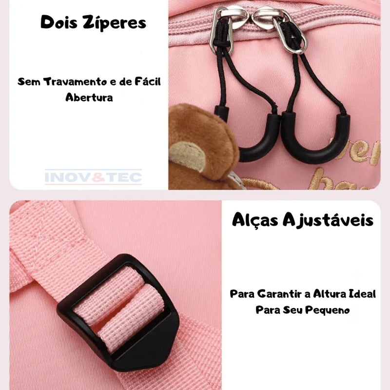 Mochila Infantil Teddy Urso - A Pelúcia Mais Amada