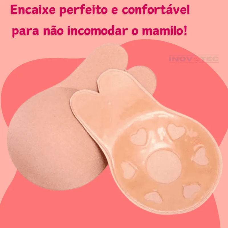 Sutiã De Sustentação e Volume Invisível | Efeito Silicone, Você Mais Confiante e Deslumbrante!