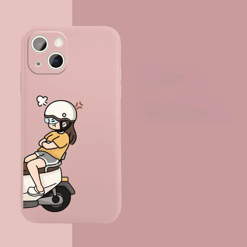 Capinha Iphone Casal Motoca -  - Case de Alta Proteção e Resistência