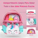 Mochila Infantil Princesa Unicórnio - Para Brilhar no Reino Escolar