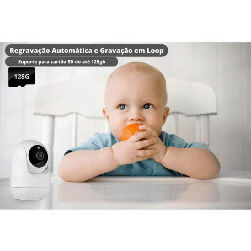 Câmera de Segurança Inteligente com WIFI e Sensor de Movimento SMART VIDEO 3