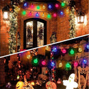 Guirlanda de Luzes LED 10m com 40 Bolas de Cristal Festiva