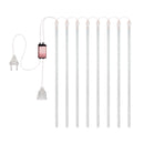 Cascata de Luzes LED Meteoros de Natal - 8 Tubos 50cm