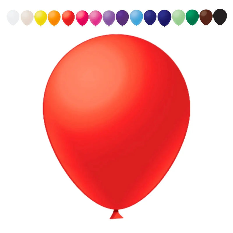 Kit com 50 Balões de Látex Liso