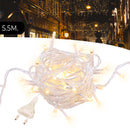 Cortina de Pisca Pisca estilo Cascata 5,5m 200 LEDs Resistentes a Água