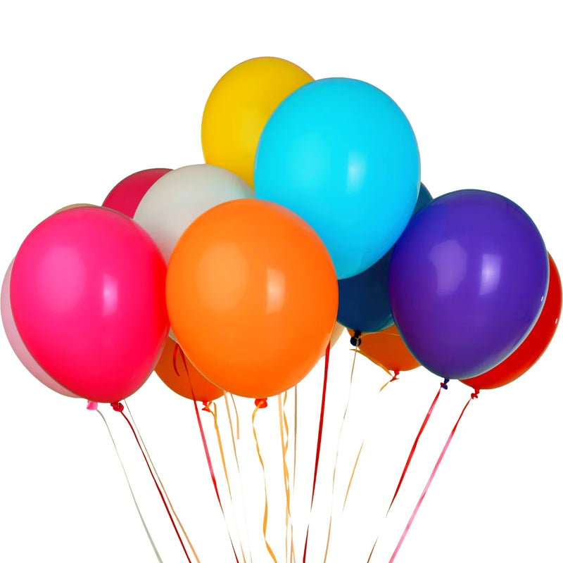 Kit com 50 Balões de Látex Liso