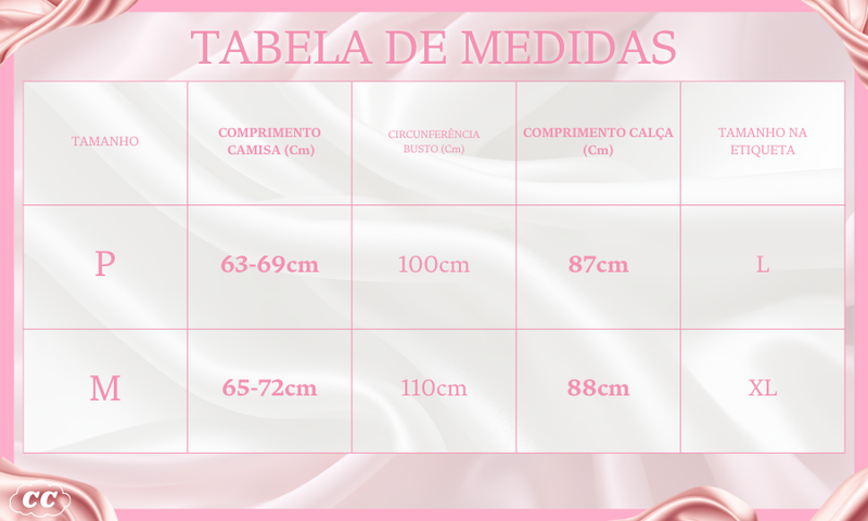 Pijama Feminino Dreamy Gentle - Conjunto Com Calça e Camisa Longa Super Confortável em Algodão | Conforto Absoluto, Leve e Elegante