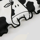 Pijama Feminino Cow - Conjunto Top Cropped e Shorts Fresquinho LooseFit | Tecido Super Macio e Confortável