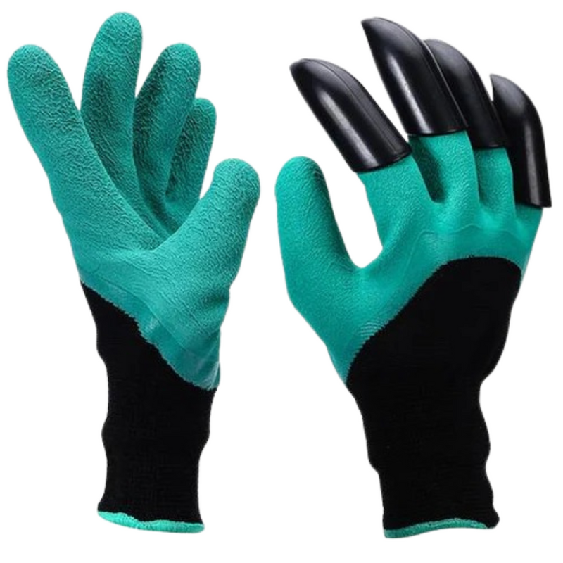 Luvas de Jardinagem com Garras nos Dedos para Plantio e Escavação [COMPRE 1 LEVE 2]