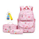 Kit Escolar Infantil Premium Mochila com Lancheira Térmica e Estojo Princess