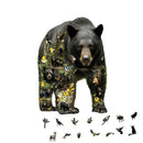 Quebra-Cabeça De Madeira Inova WOOD PUZZLE - Urso do Passado | Diversão Com Diversos Benefícios