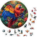 Quebra-Cabeça de Madeira Inova WOOD PUZZLE - Asas e Escamas | Diversão com Diversos Benefícios