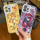 Capinha de Celular para Iphone Holográfica Pokemon Evolutions