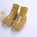 Sapatinho Meia Infantil com Sola Emborrachada Antiderrapante e Respirável com Cano Alto Self Care