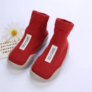 Sapatinho Meia Infantil com Sola Emborrachada Antiderrapante e Respirável com Cano Alto Self Care