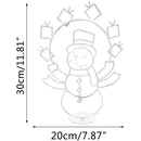 Natal brilhante - boneco de neve com luz