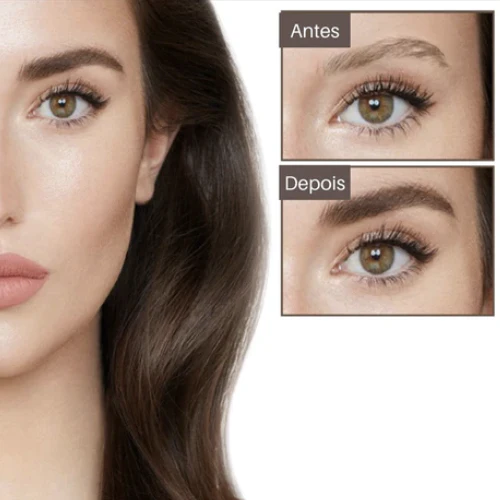 Kit Carimbo, Moldes e Escovinhas para Sobrancelha Eyebrow Shape