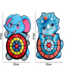 Kit Lançador com 11 Projeteis e Alvo + Gancho Autoadesivo em Velcro SUPER STRIKE