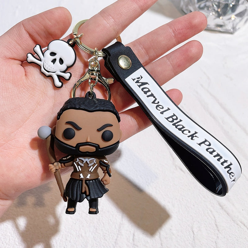 Chaveiro Super Heroes em Silicone Marvel DC Quality