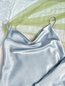 Pijama Feminino Luxury - Conjunto Calça e Camisa Em Seda Gelo Premium | Toque De Seda Super Confortável