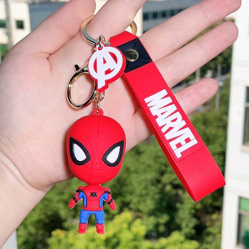 Chaveiro Super Heroes em Silicone Marvel DC Quality