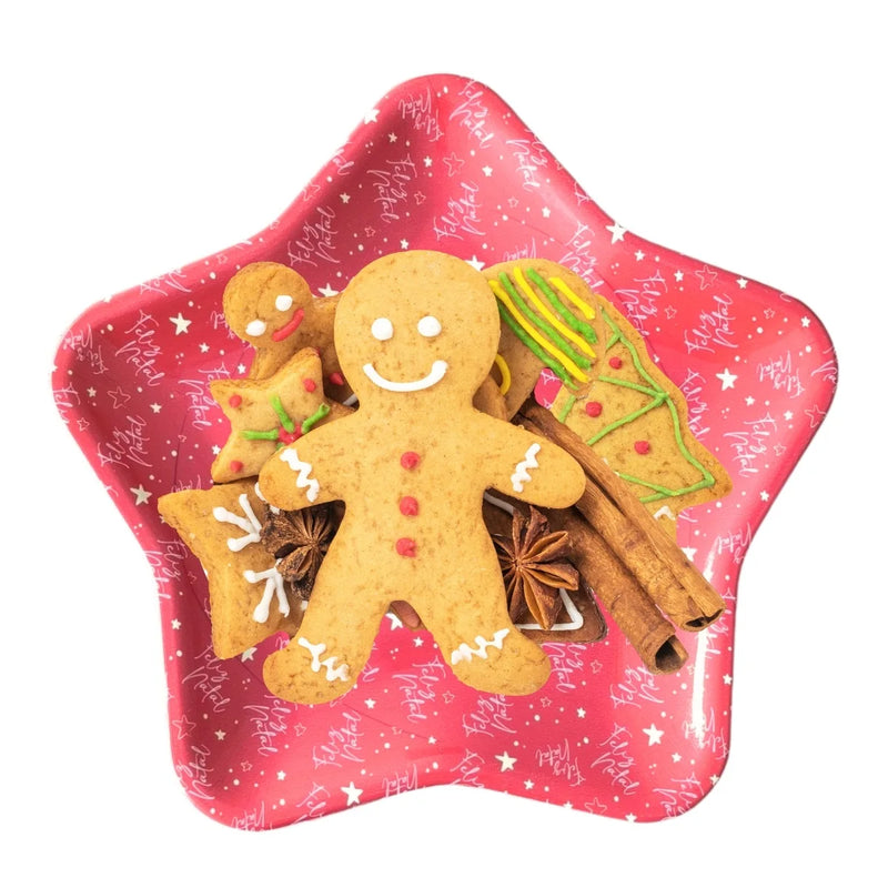 Bandeja Decorativa Natalina em Formato de Estrela