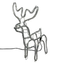 Armação Rena de Natal com 112 LEDs Brancos para Jardim 127v