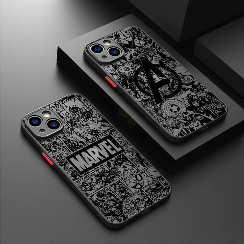 Capinha Iphone Quadrinhos Marvel - Case de Alta Proteção e Resistência