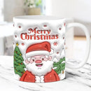Caneca De Natal De Cerâmica Com Alça