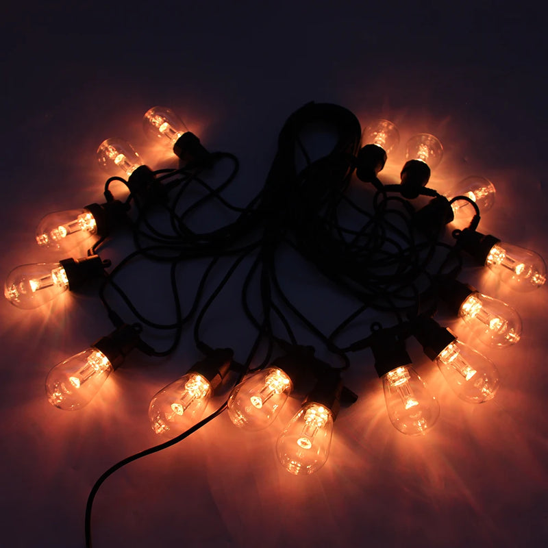 Corda com Luzes de 20 LEDs RGB e Controle por Aplicativo Bluetooth