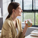 Copo Natalino em Vidro com Àrvore de Natal